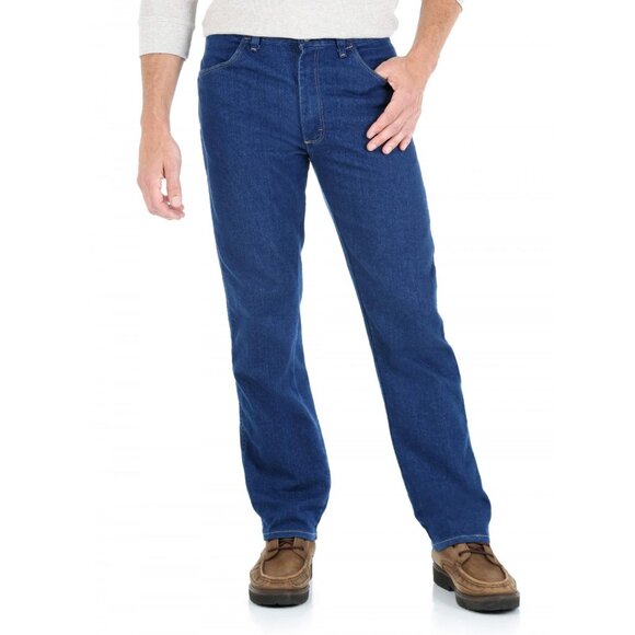 Wrangler Men Performance Series Stretch Regular Fit Jean SIZE 46W32L BLUE - Picture 1 of 1